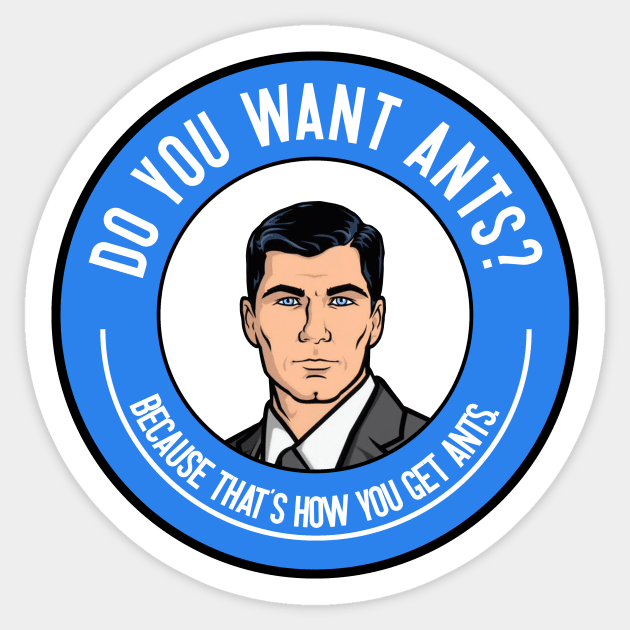 Archer Sticker by blackboxclothes